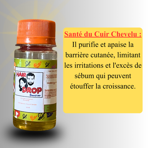 HairDrop Booster - Booster De Croissance (cheveux & barbes)